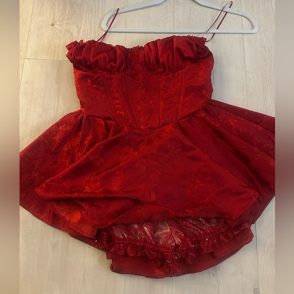 Fashion Nova Scarlet Lace Chemise